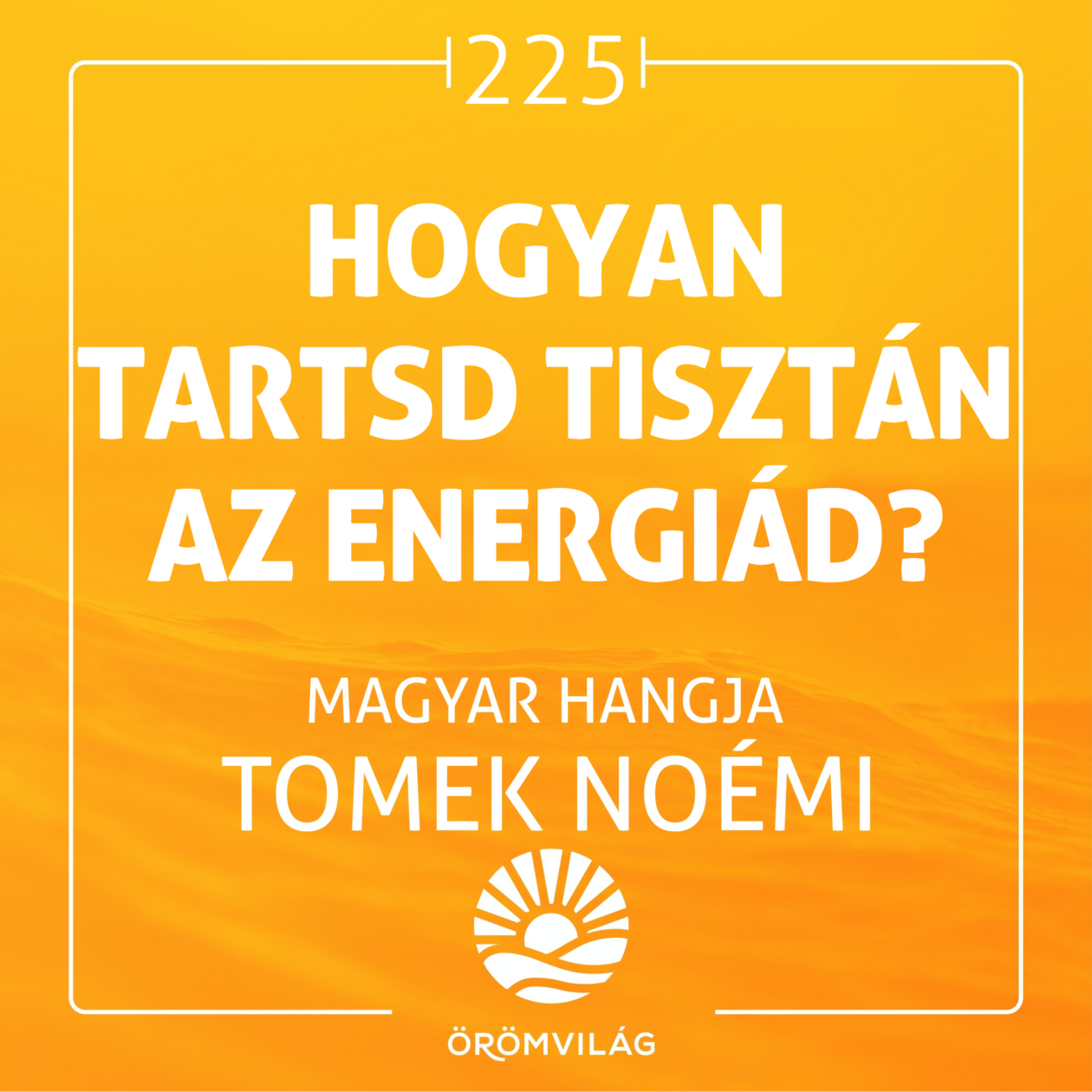 #225 Hogyan tartsd tisztán az energiád?